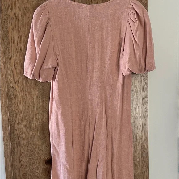 Pink Button-Down Mini Dress - Picture 5 of 5